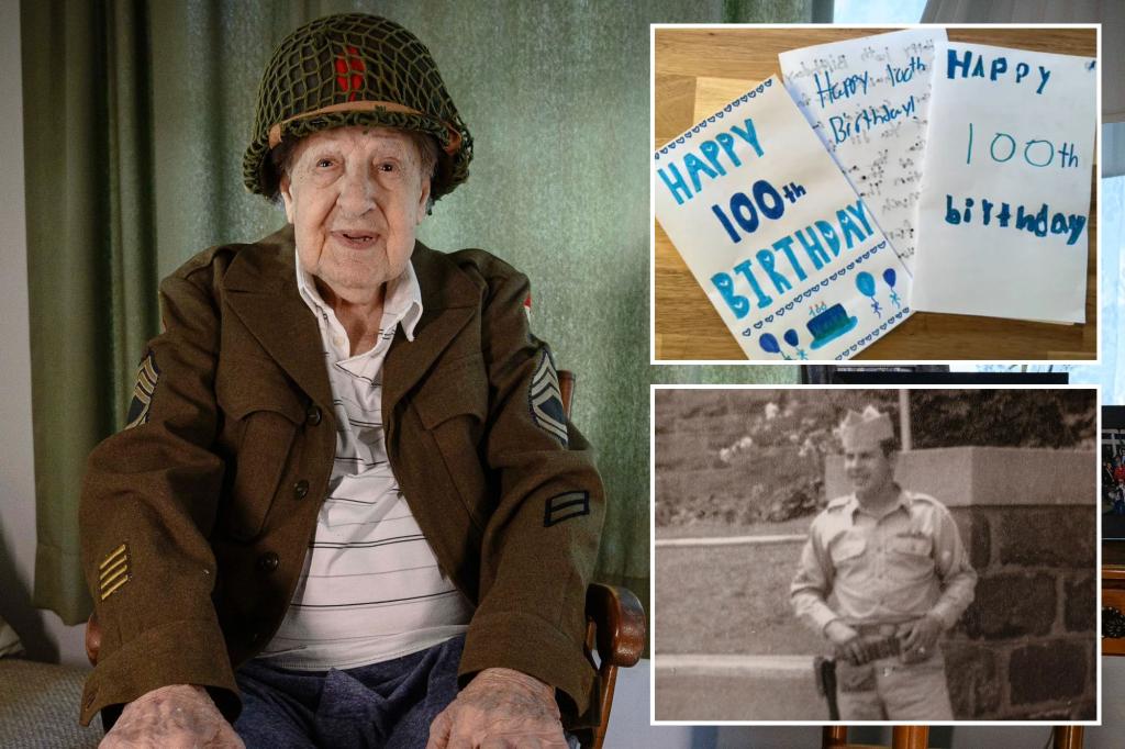 World War II vet turning 100 gets a birthday surprise from a millennial